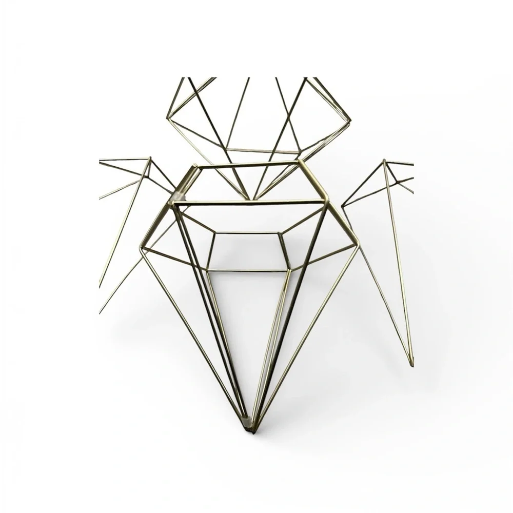 Geometric Gold Wall Decor Set